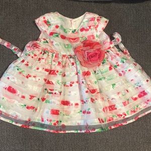 Flower print dress